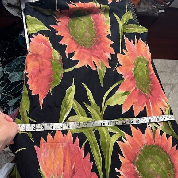 Vintage Ronni Nicole Black and Green Sleeveless Sundress - Picture 8 of 9